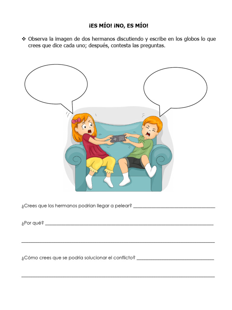 Actividades para Fomentar Emociones y Empatía | PDF | Las emociones ...