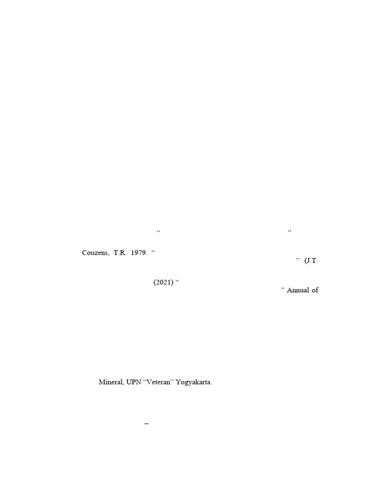 Daftar Pustaka - 112200051 - Rianda Efendi Putra | PDF | Mining | Minerals