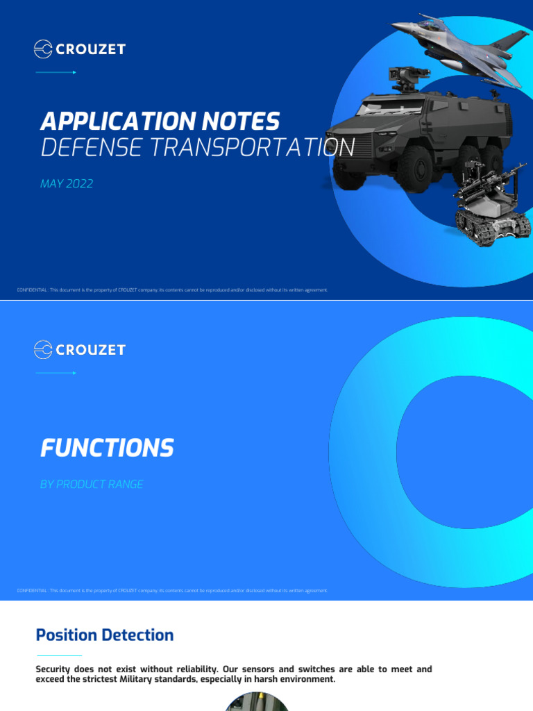 Application Notes - Military Vehicles | PDF | Instrumentation | Actuator