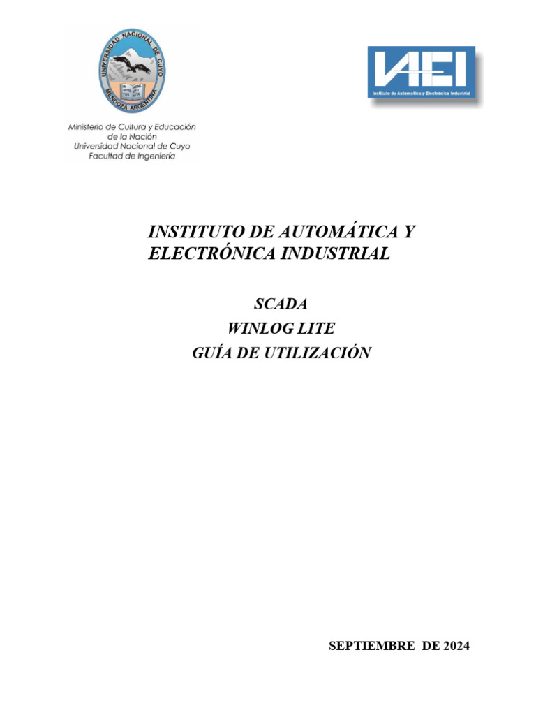 Guía de Uso de WinLog Lite SCADA | PDF | Java (lenguaje de programación ...