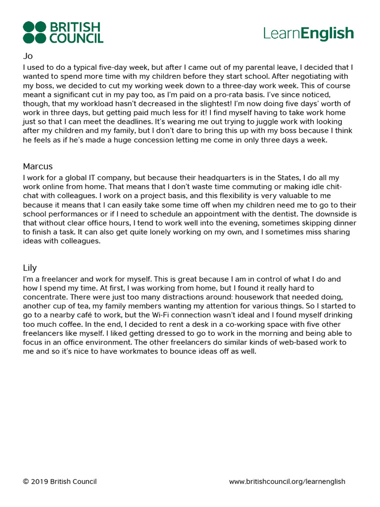 Work-Life Balance | PDF