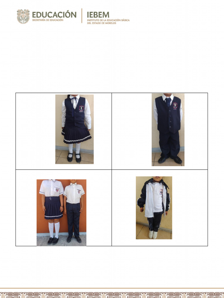 Uniforme Escolar: Requisitos y Normas | PDF