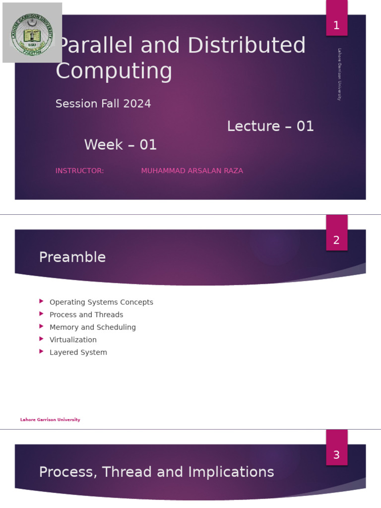 PDC Lecture 1-2 Intro To Distributed and Parallel Systems ...