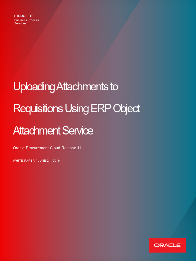 Uploading Attachments in Oracle ERP | PDF | Text File | Trademark