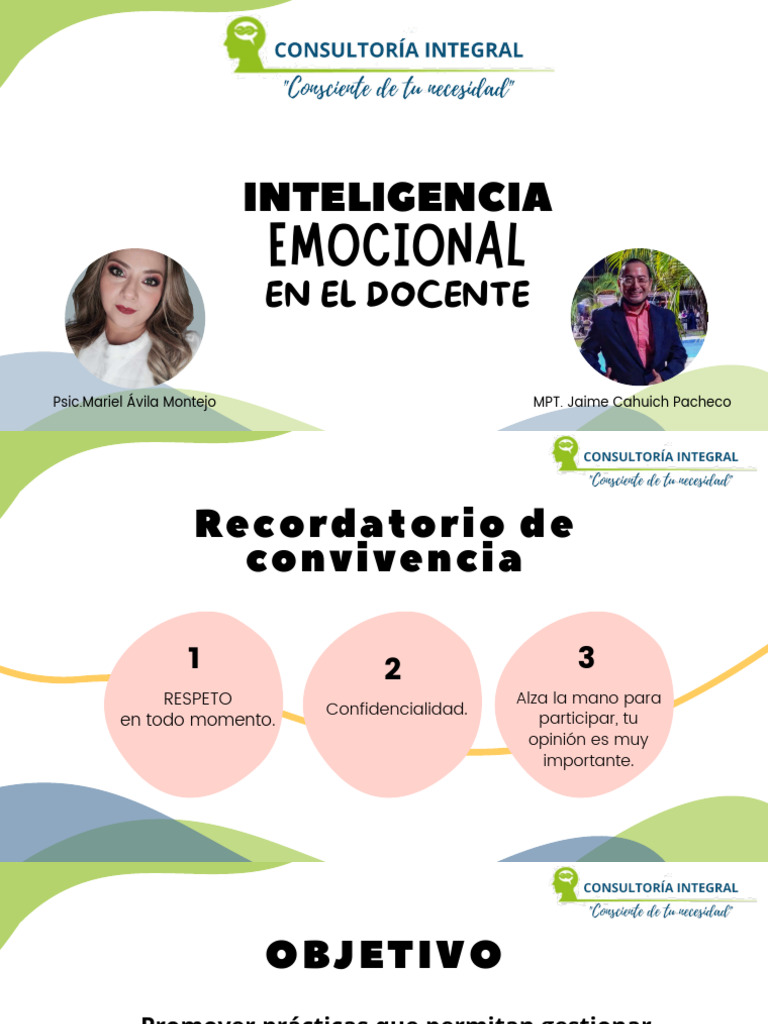 Inteligencia Emocional en Docentes | PDF | Las emociones | Inteligencia ...
