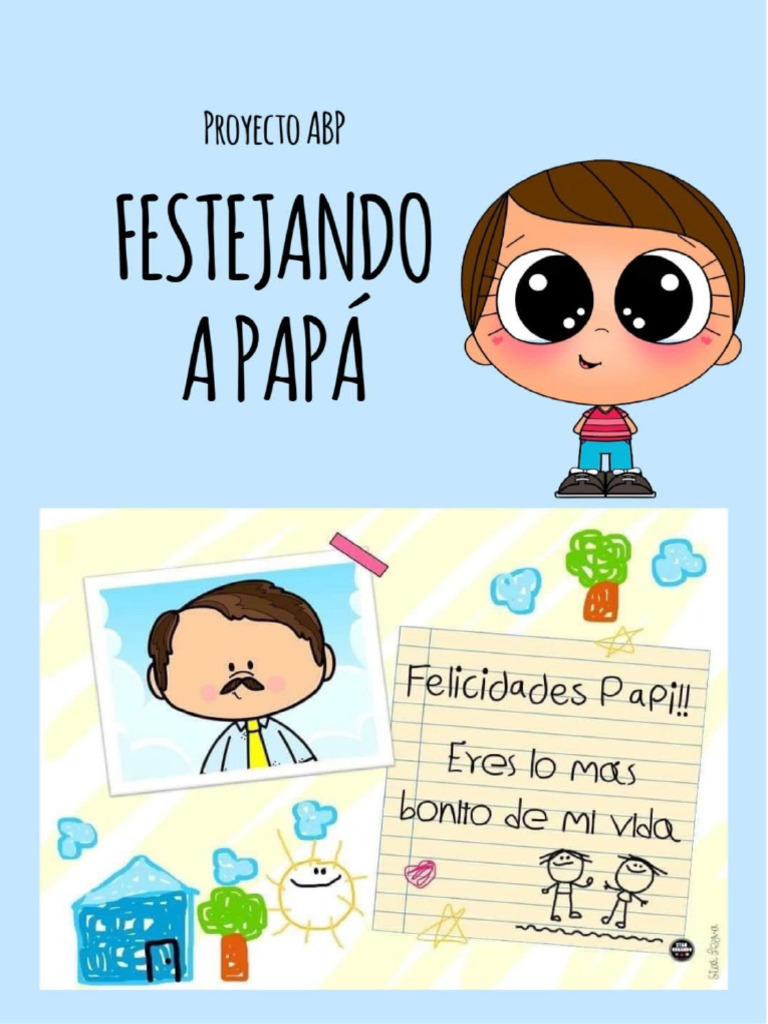 Comparto 'FESTEJANDO A PAPÁ PROYECTO ABP' Con Usted | PDF | Póster