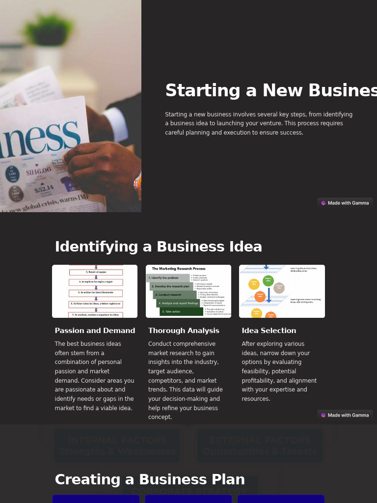 Steps to Start a New Business Guide | PDF | Marketing | Brand