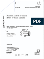 Dynamic Analysis of Geared Rotors by Finite Elements