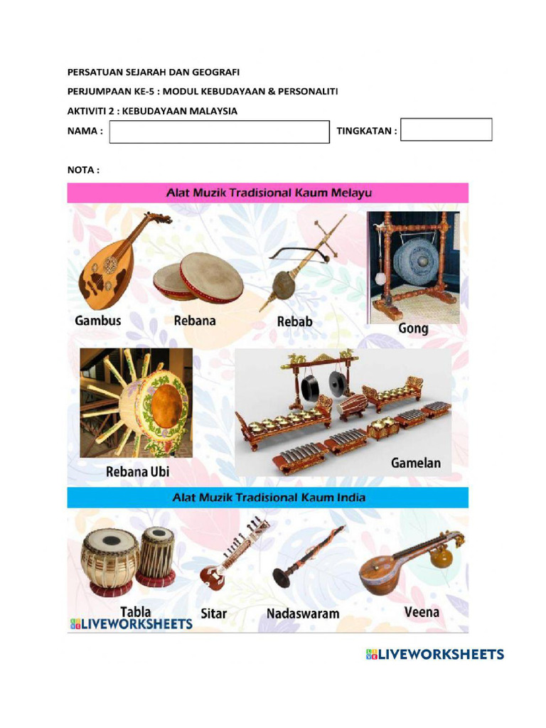 Malaysia Traditional Instrument | PDF