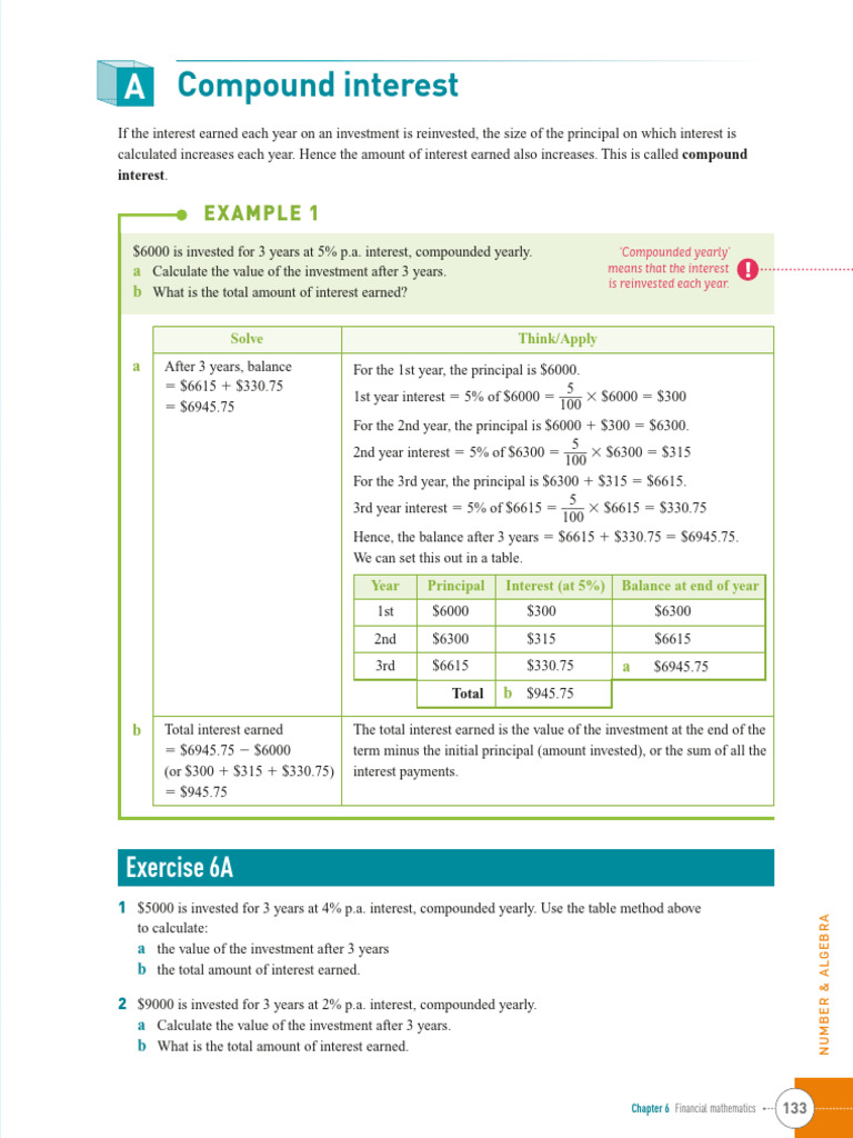 Compound Interest Calculations | PDF | Interest | Compound Interest