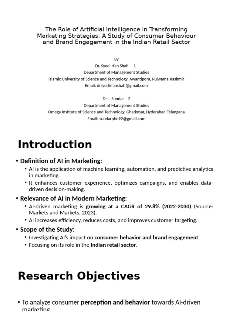 Ai Marketing | PDF | Artificial Intelligence | Intelligence (AI ...