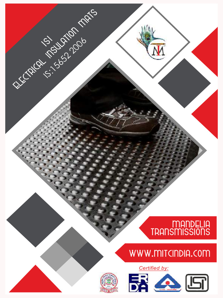 Electrical Insulation Mats Overview | PDF | Insulator (Electricity ...