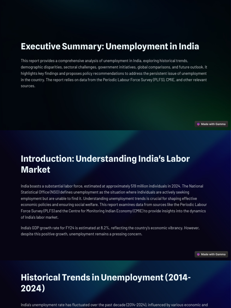 Unemployment Trends and Solutions in India | PDF | Unemployment ...