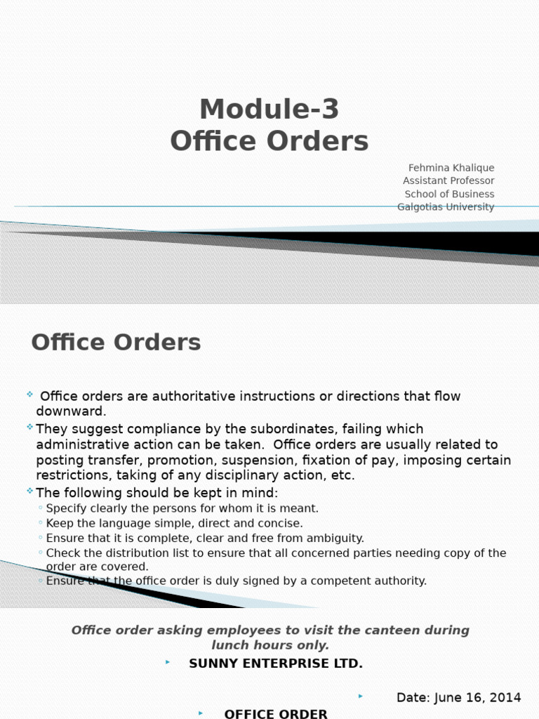 Office Orders, Notices, and Memos Guide | PDF | Memorandum