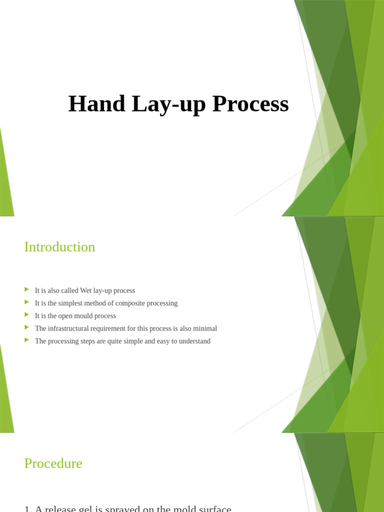Hand Layup Proces | PDF