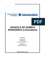 APOSTILA DE QUÍMICA INORGÂNICA II - PRÁTICA E EXPERIMENTAL… (1)