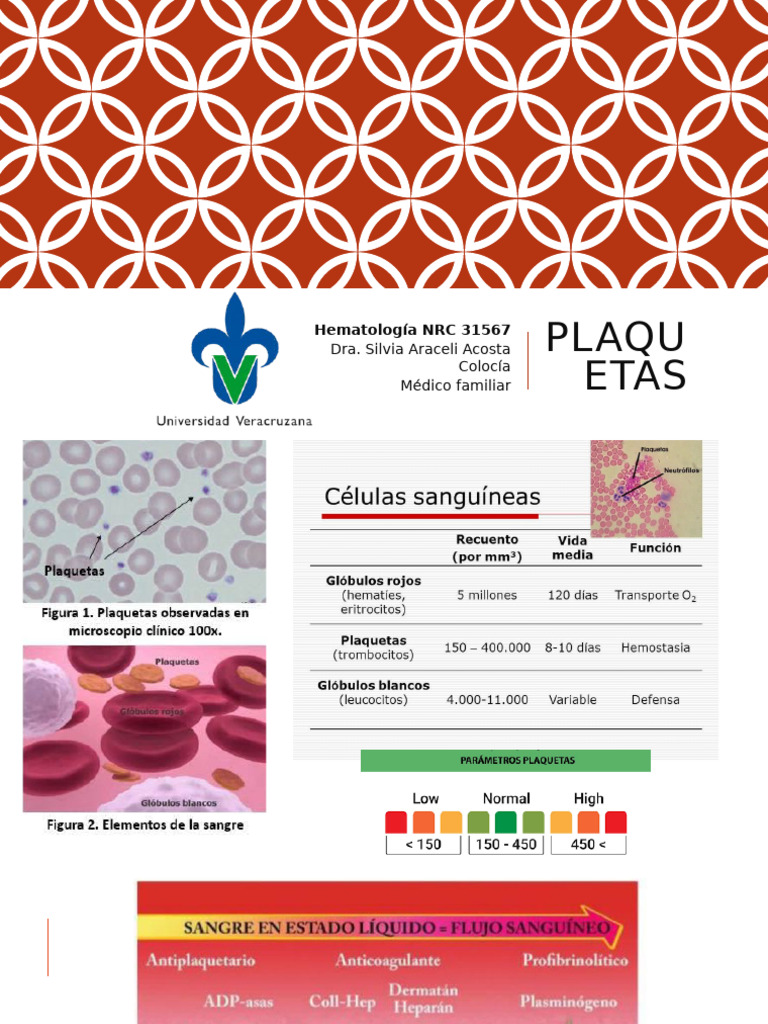 PLAQUETAS | PDF | Plaqueta | Coagulación