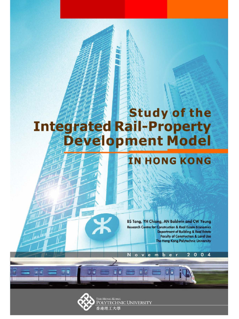 Study of The Integrated Rail-Property Development Model in Hong Kong ...
