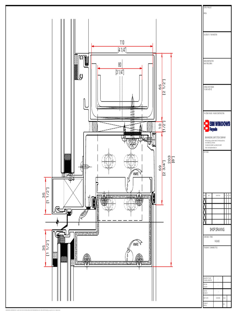 Shop Drawing: BM Windows Joint Stock Company | PDF