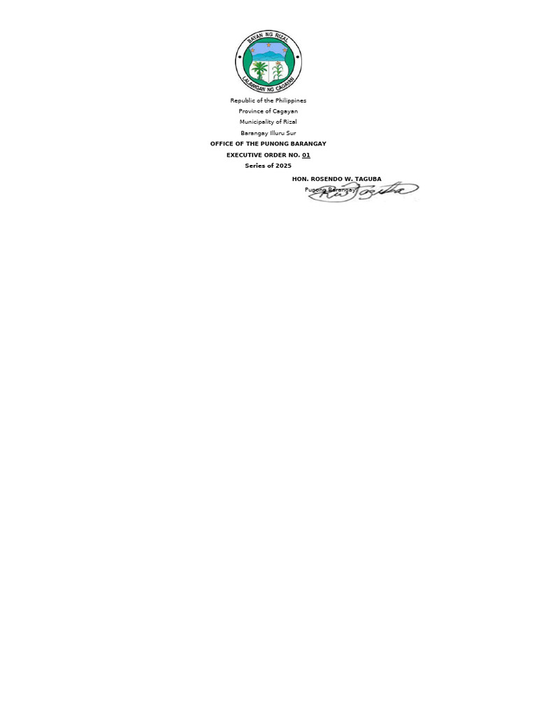 Eo 1 BDC | PDF