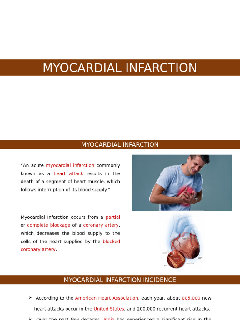 Understanding Myocardial Infarction Risks | PDF | Myocardial Infarction ...
