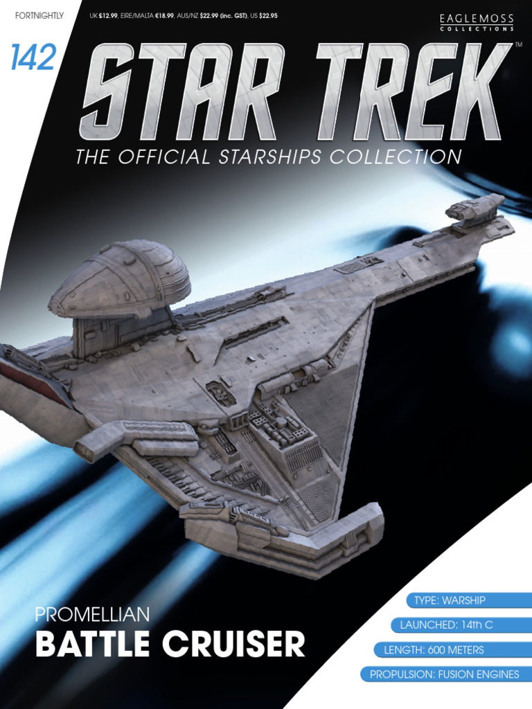 142 Issue Promellian Battle Cruiser | PDF | Uss Enterprise (Ncc 1701 D ...