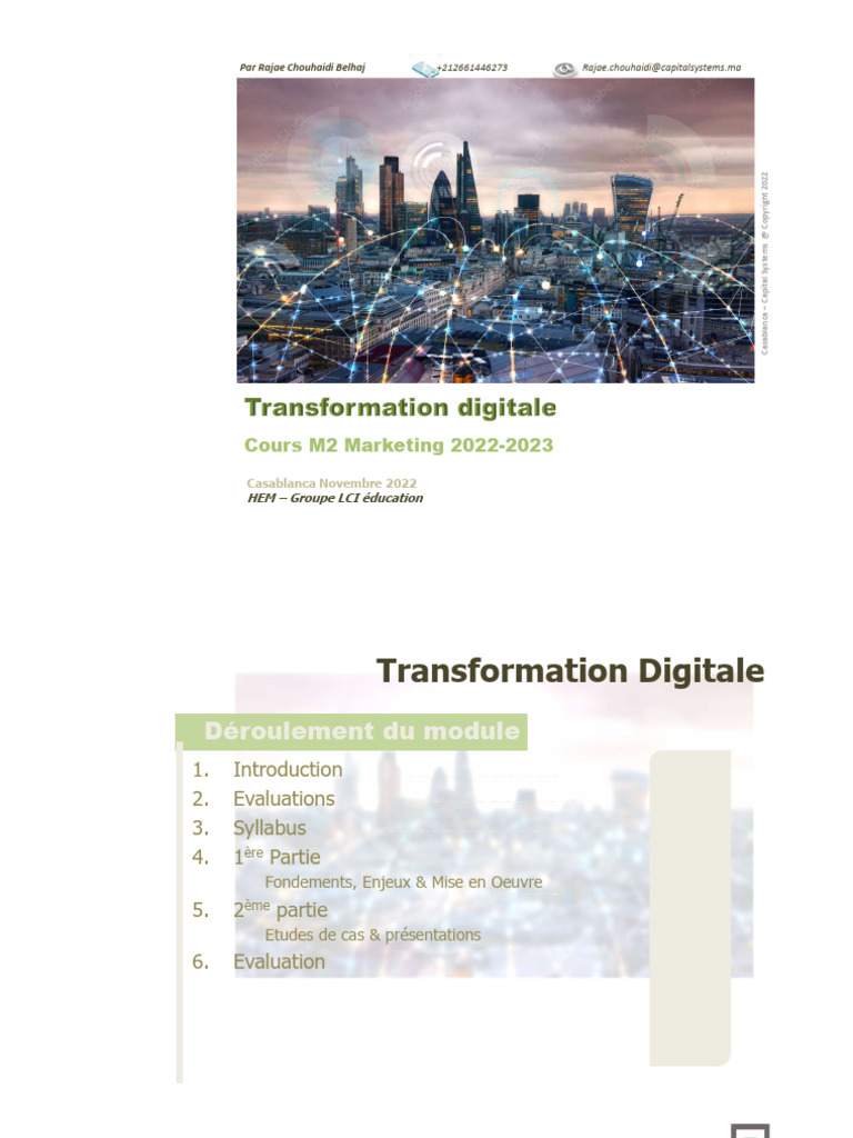 Transformation Digitale des Télécoms | PDF | Technologies de l ...