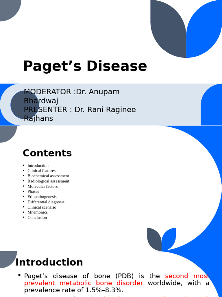 Understanding Paget's Disease of Bone | PDF | Bone | Medical Specialties