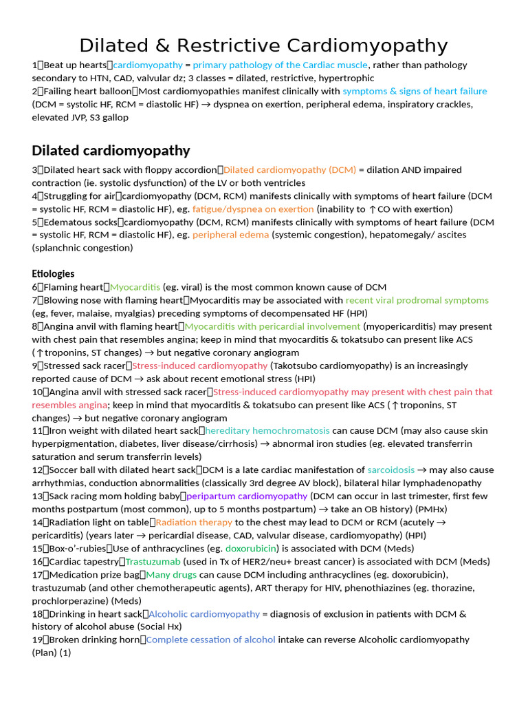 Understanding Dilated Cardiomyopathy | PDF | Heart Failure | Heart