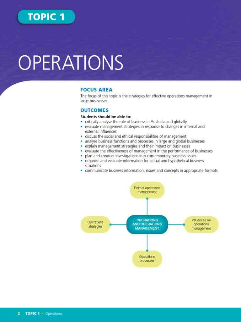 Effective Operations Management Strategies | PDF | Cost Of Living ...