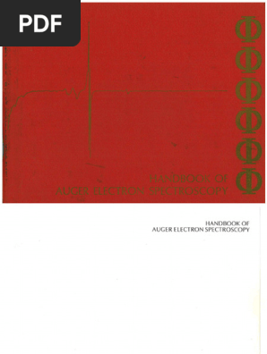 Handbook Auger | PDF | Spectroscopy | Spectral Density