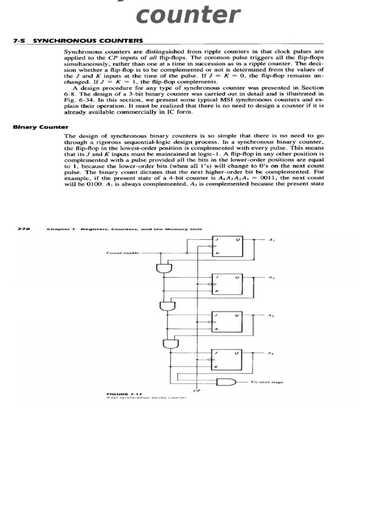 Synchronous counter pdf