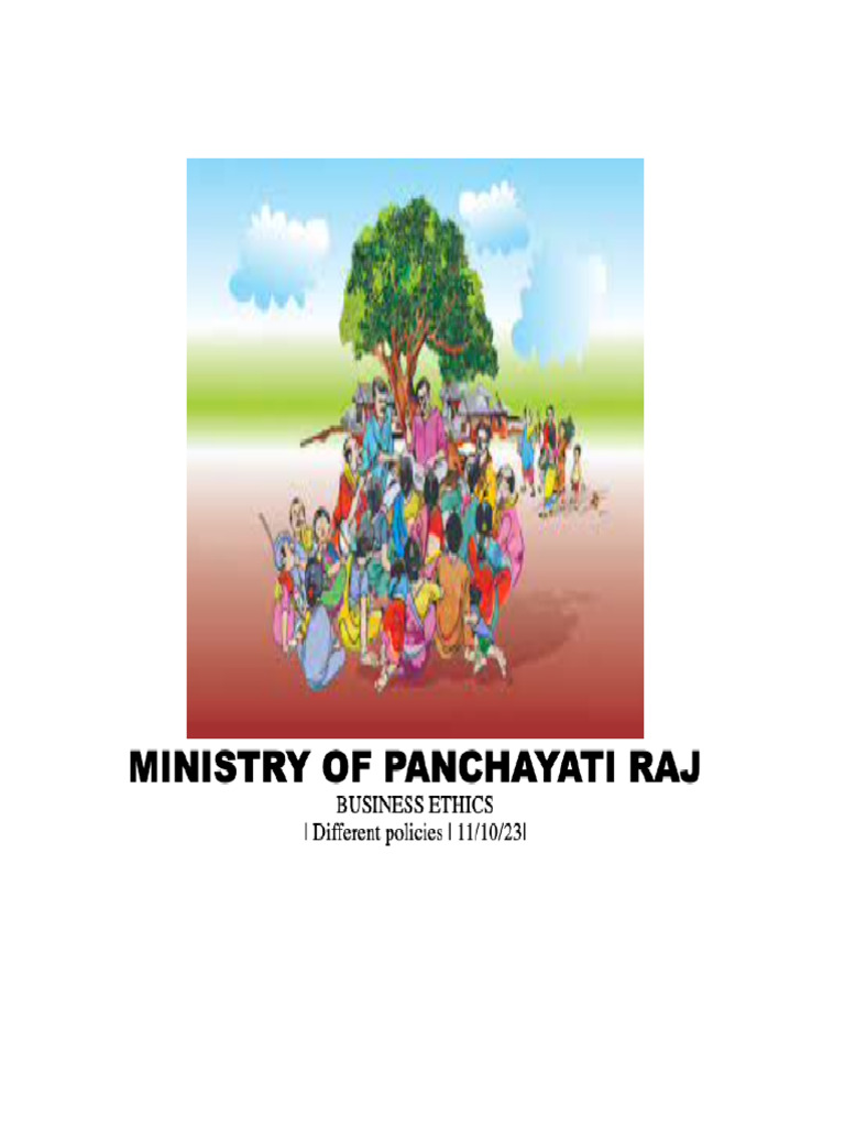 Ministry of Panchayati Raj... | PDF | Government | Governance