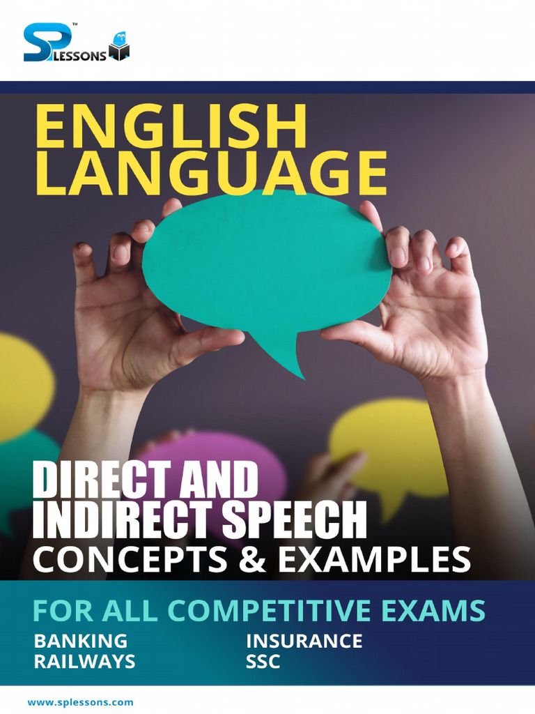 Direct and Indirect Speech Guide | PDF | Question | Grammatical Tense