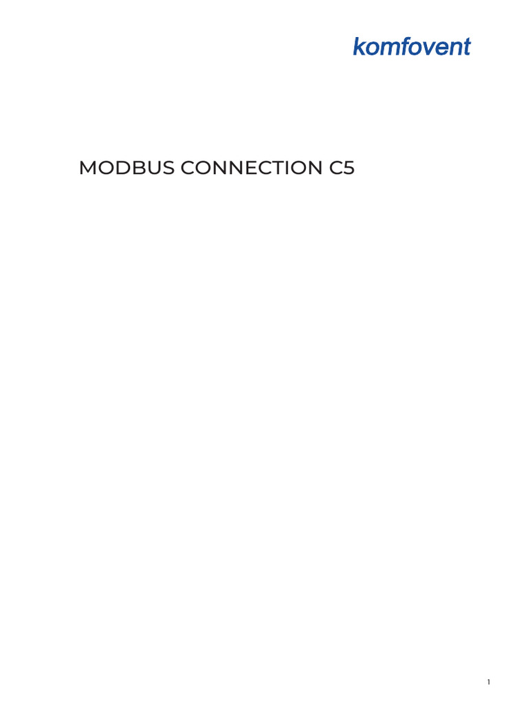 Modbus Protocols for C5 Controller | PDF | Computer Engineering | Data ...