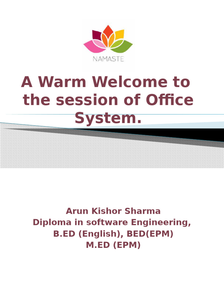 Office System Overview and Features | PDF | Spreadsheet | Microsoft Excel