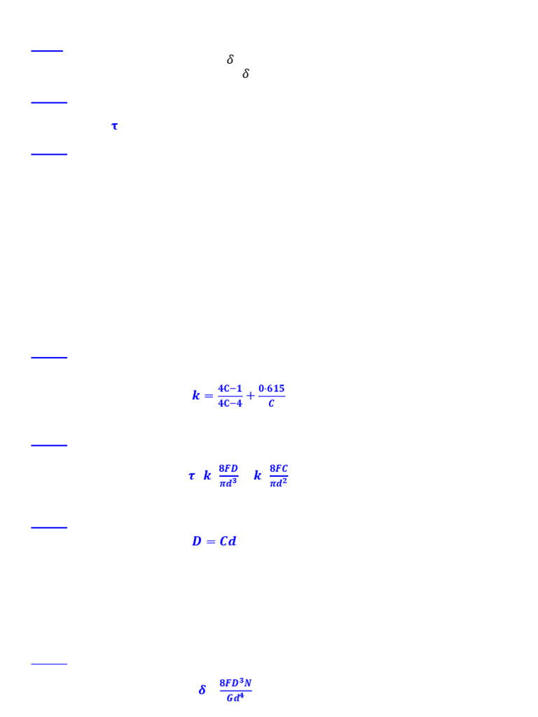 Steps To Design Helical Springs Under Static Load | PDF | Mechanical ...