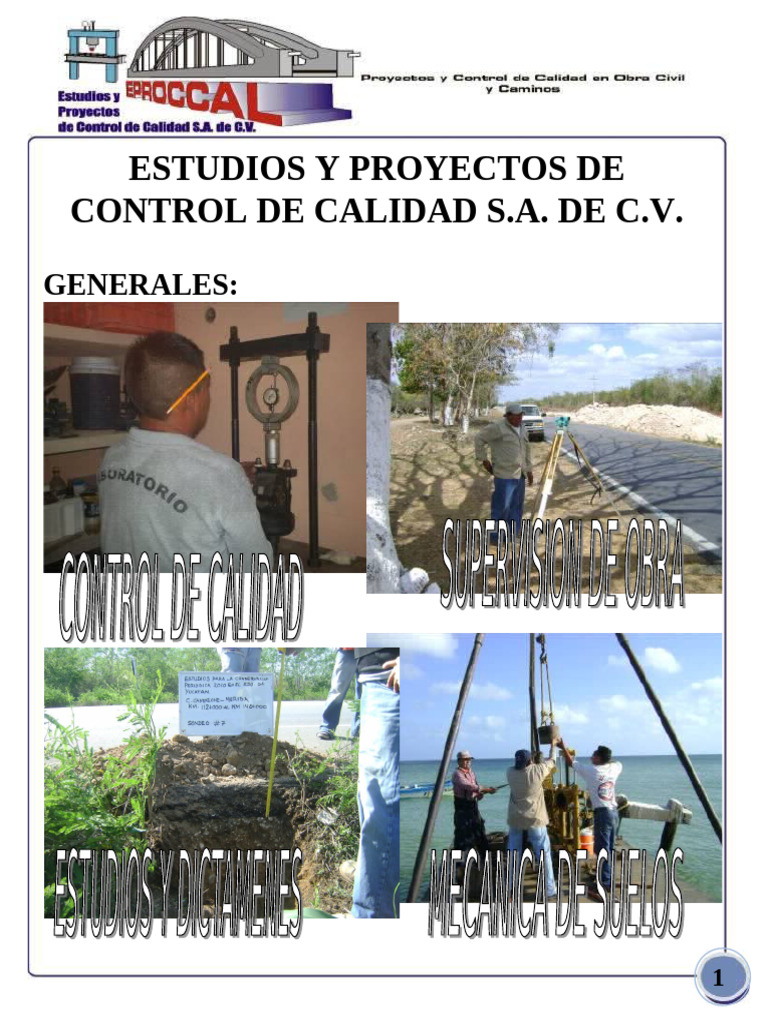 Control de Calidad en Construcción Civil | PDF | Ingeniero civil | La ...