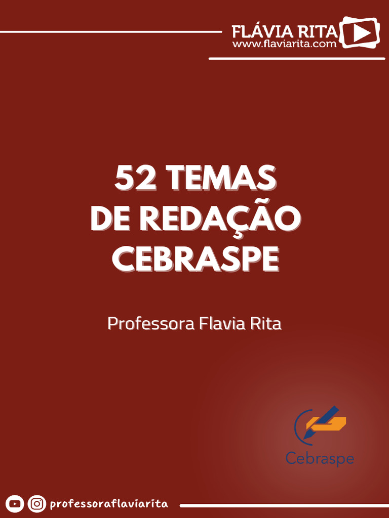 1713190966027E-BOOK%2052%20TEMAS%20DE%20REDA%C3%87%C3%83O%20CEBRASPE ...