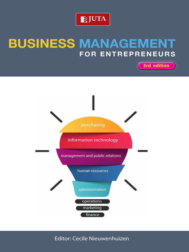 Business Management for Entrepreneurs | PDF | Space X | Entrepreneurship