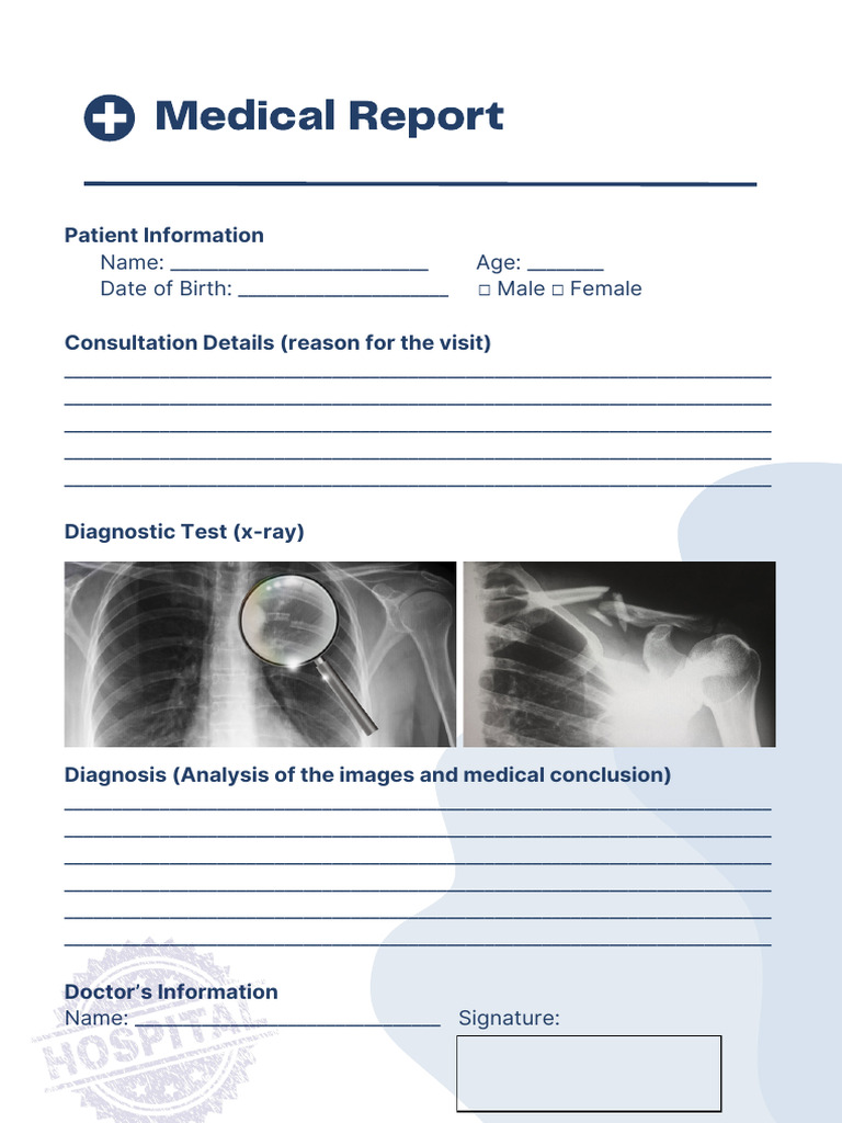 Patient Medical Consultation Report | PDF