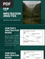 Infiltration Models: Horton & Green-Ampt | PDF | Soil Science | Soil