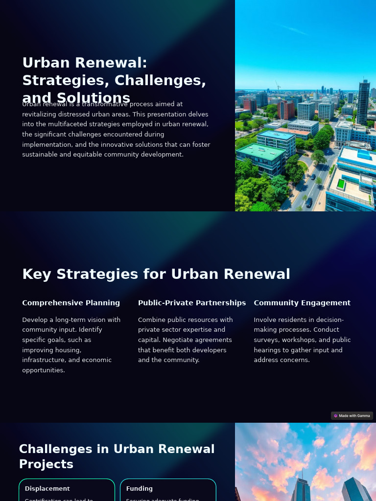 Photo inspiration: Urban Planning Strategies For Urban Renewal Reference: Urban Renewal Strategies And Solutions Pdf Infrastructure