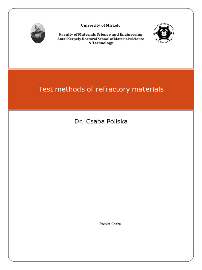 Refractory Materials Testing Methods | PDF | Refractory | Strength Of ...