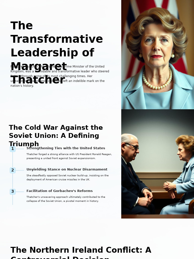 Thatcher's transformative leadership document