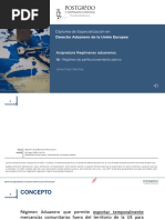RPA en Regímenes Aduaneros Especiales | PDF | aduana | Arancel