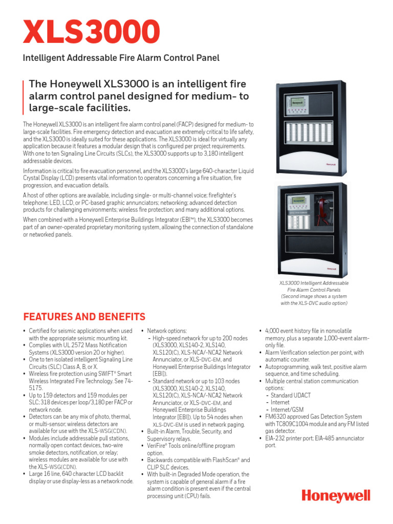 Honeywell XLS3000 | PDF | Computer Engineering | Electrical Engineering