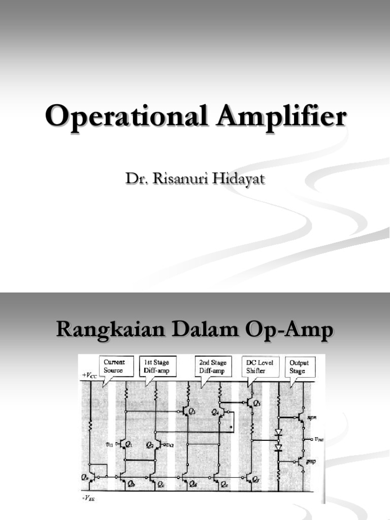Rangkaian dan Karakteristik Op-Amp | PDF