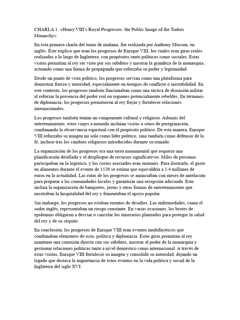 Charla 1 Moderna | PDF | Inglaterra