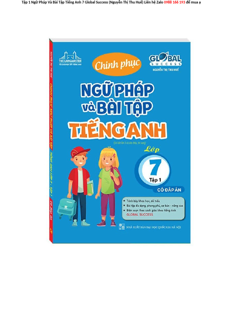 Ngu Phap Va Bai Tap Tieng Anh 7 Global Success | PDF